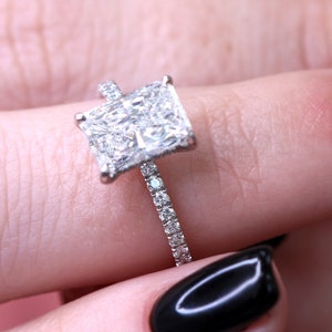 2 CT Luxurious Promise Real Diamond Ring for Future Wife