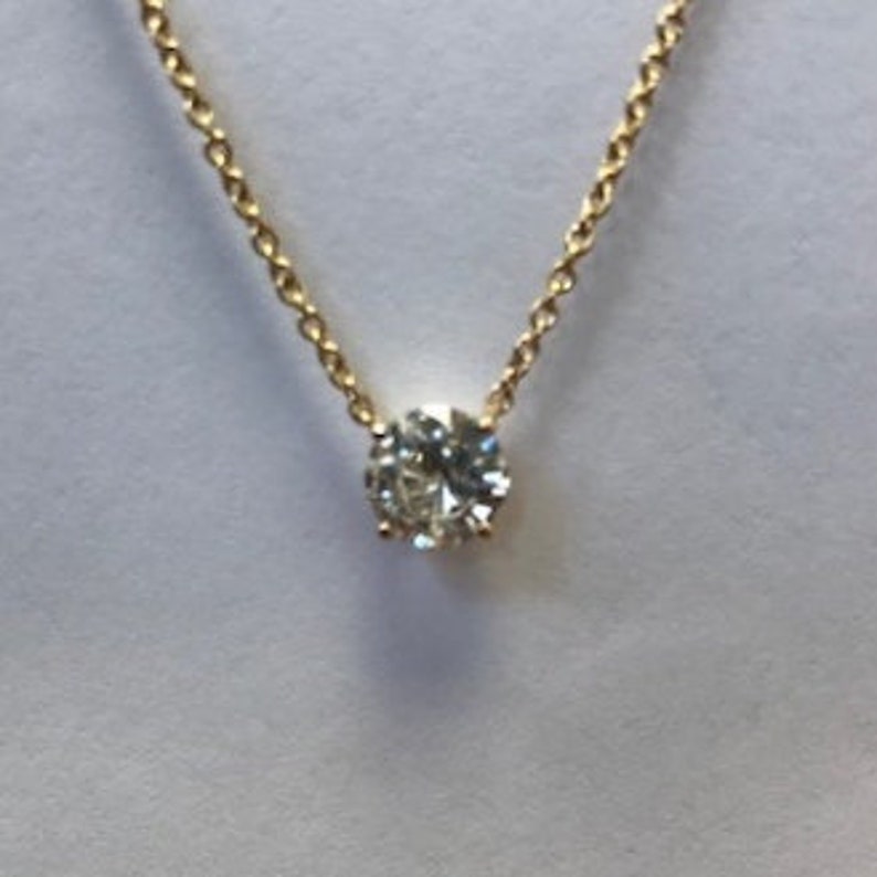 floating diamond pendant setting