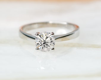 Solitaire Engagement Ring, Diamond Engagement Ring, 1 Carat Diamond Engagement Ring, 1 Carat Diamond Ring, Diamond Ring, Engagement  Ring