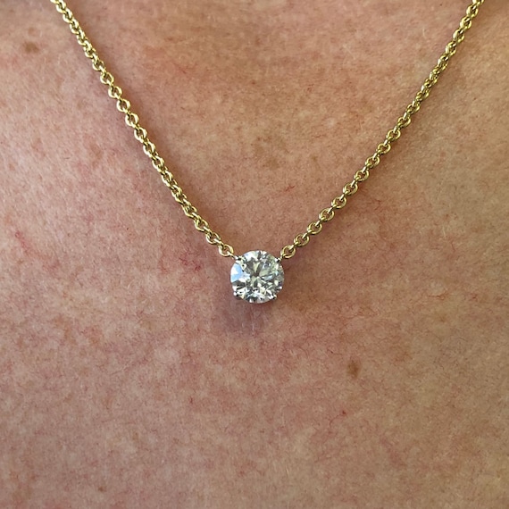 1.5 carat diamond pendant deals