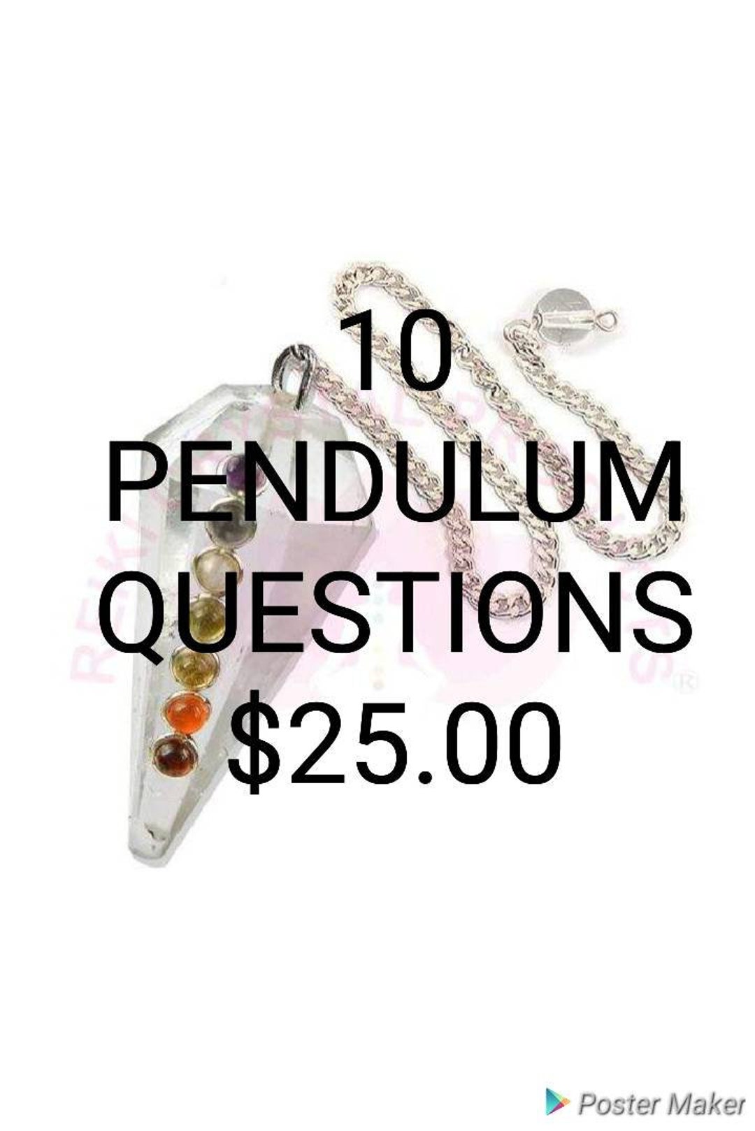 TEN PENDULUM QUESTIONS Etsy