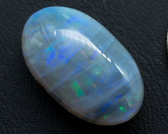 Mintabie Opal Cabochon | Natural Australian Opal | Hand cut in Oregon, USA by Ecotone Lapidaries.
