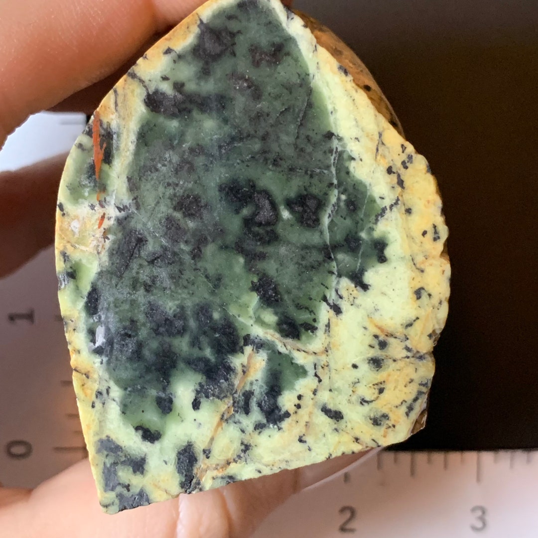 Applegate Jade 9.8 Oz Slab for Cabbing Lapidary Rough Etsy