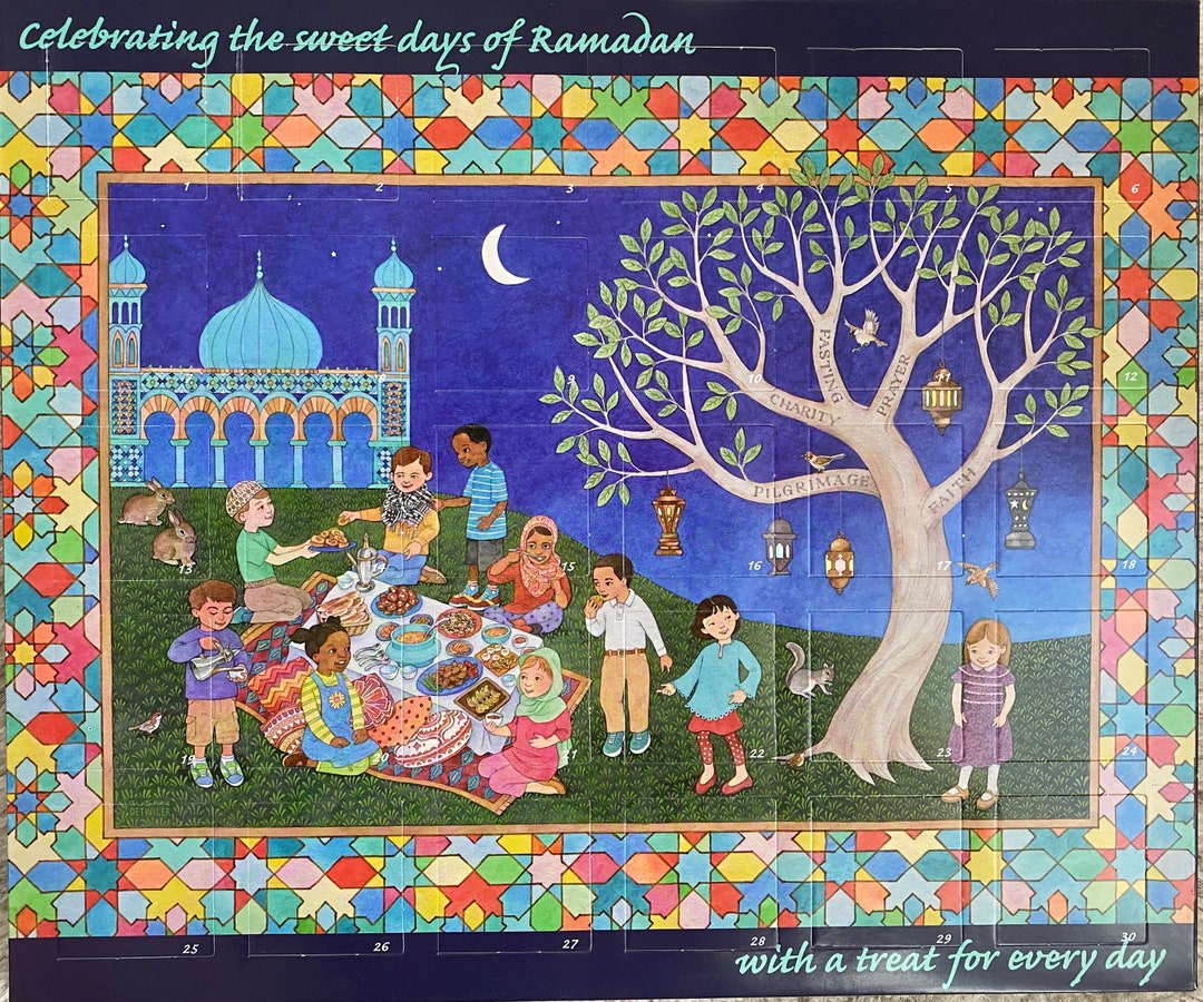 30 Calendrier de l'Avent personnalisé en chocolat vide pour le compte à rebours du Ramadan, boîte d'emballage pour enfants 30 Calendrier de l'Avent personnalisé en chocolat vide pour le compte à rebours du Ramadan, boîte d'emballage pour enfants