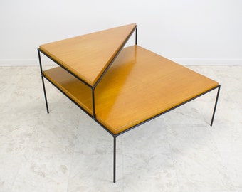 Paul Mccobb For Directional Two-Tier Corner Table