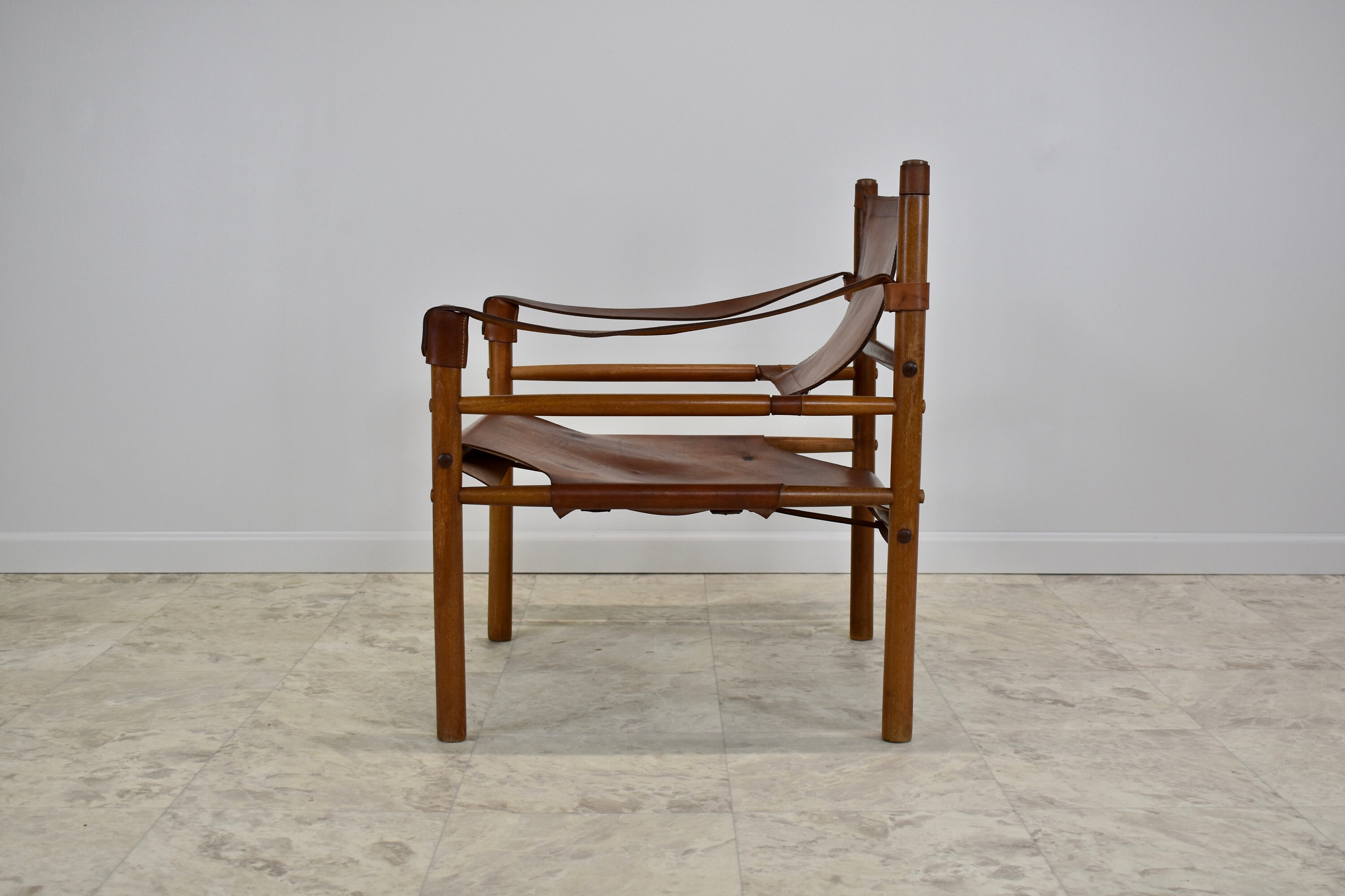 1960s Argentinian Leather Safari Lounge Chair by Abel Gonzales - Etsy