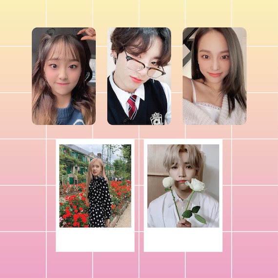 Kpop Photocards Size - Design by blaire