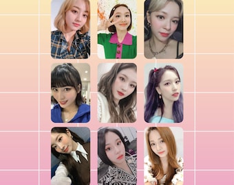 9 TWICE Photocards