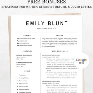 Google Docs Resume Template Google Docs CV Template Google Resume Google Resume Template Google Docs Resume 2 Page Google Docs