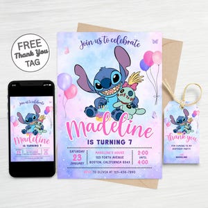 Lilo and Stitch Free Invitation Download - Etsy