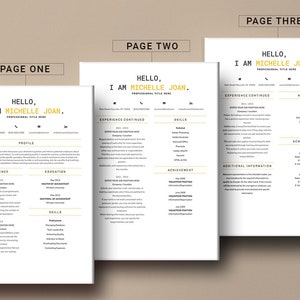 Google Docs Resume Template Google Docs CV Minimalist Google Resume