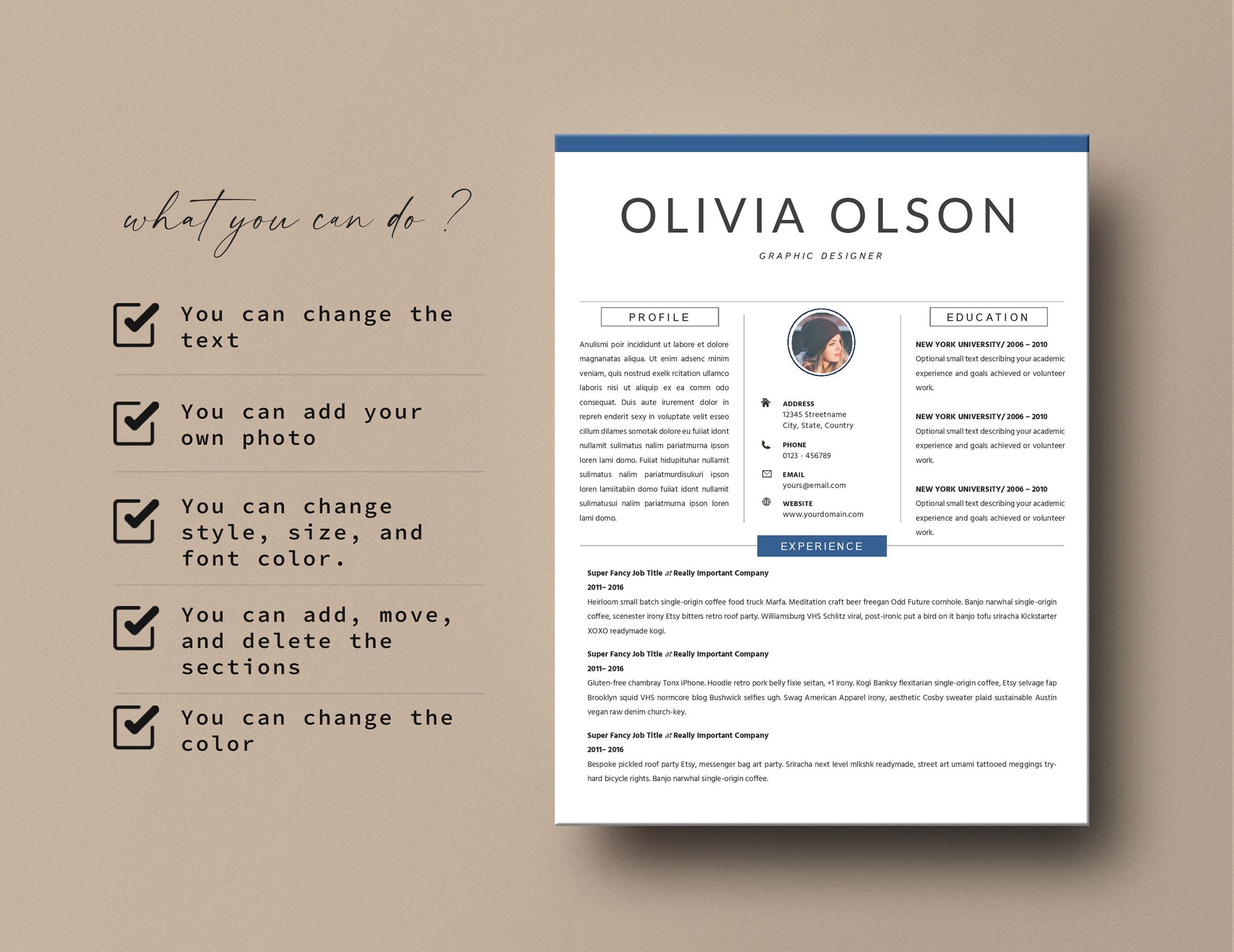 Modern Word Resume Template Resume - Il Fullxfull.5597991712 Cycn 