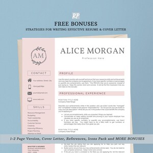 Plantilla de CV de ejecutivo profesional 2025, plantilla de CV de CEO para Word, carta de presentación de 1, 2 y 3 páginas, plantilla de CV de hermandad