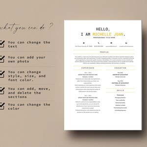 Google Docs Resume Template Google Docs CV Minimalist Google Resume