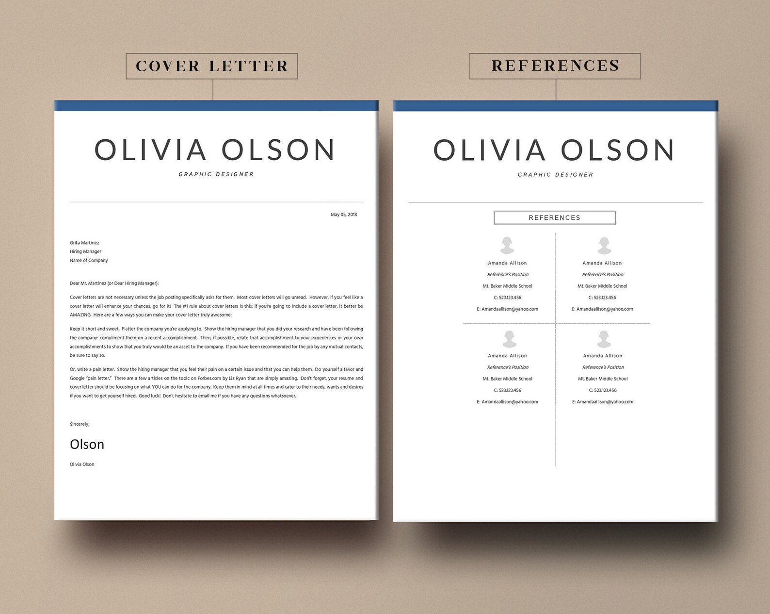Modern Word Resume Template Resume - Il 1588xN.5646088537 Nelv 