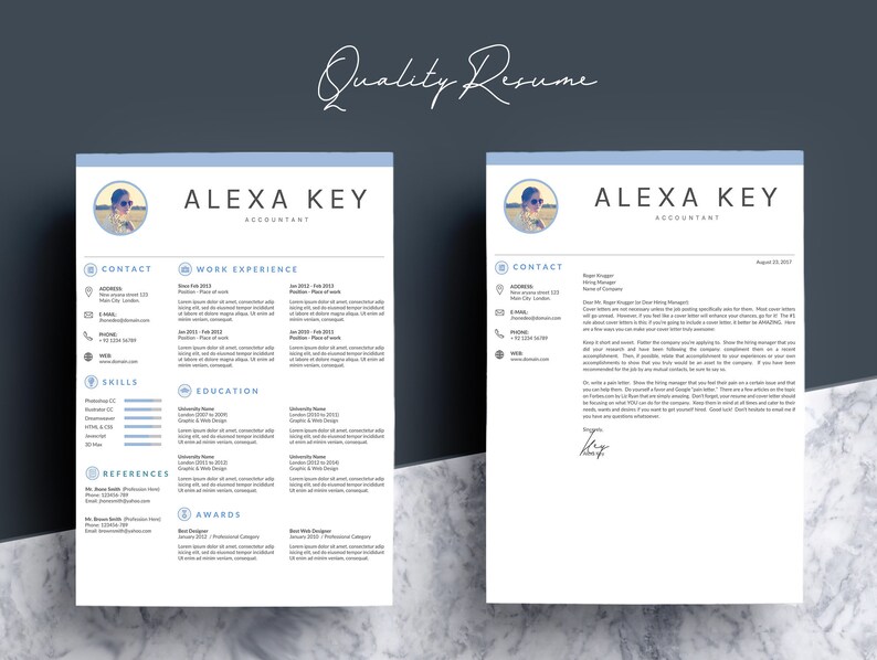 Teacher Resume CV Template Instant Download Resume Nurse Resume Clean Resume Template Creative Resume Mac Resume MS Word Resume