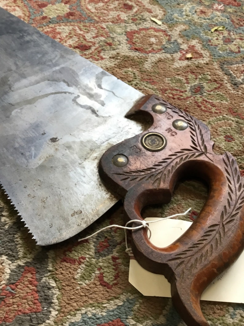 Vintage Henry Disston and Sons 26 Hand Saw