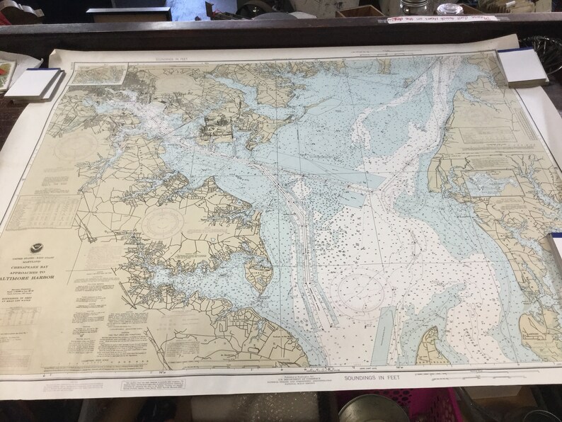 Vintage Nautical Charts