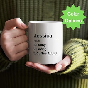 Personalized Coffee Mug, Funny Gift for Coffee Lovers, Custom Name Cup, Perfect for Birthdays, Anniversaries, Gift, Funny Mug, Custom Coffee
