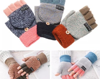 Winter/ Holidays/ Knitted Stretch Elastic Warm Fingerless, Mittens Women's Gloves