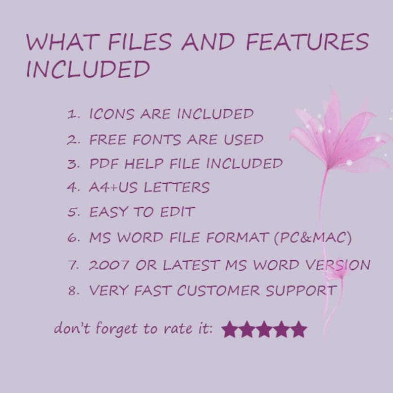 Canva resume Template resume template creative resume | Etsy