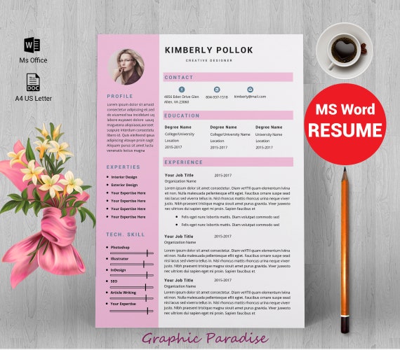 Resume template Professional resume - Il 570xN.1591456957 T00v 