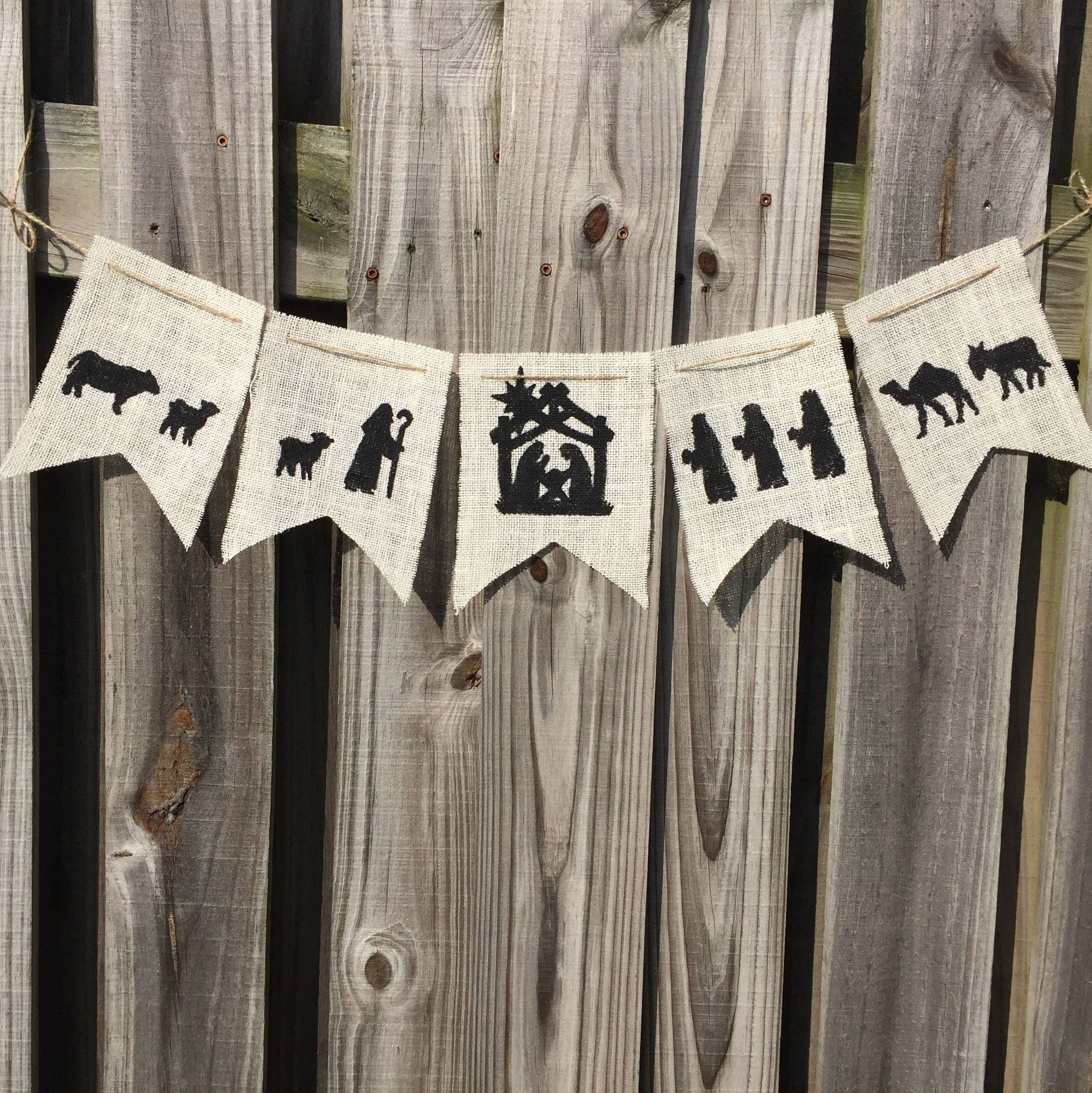 Christmas Banner Nativity Banner Christmas Decor Religious | Etsy