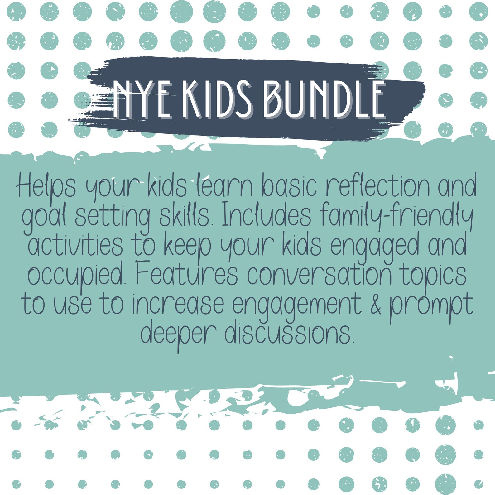 New Years Eve Family-friendly Reflection Pack NYE Intention - Etsy