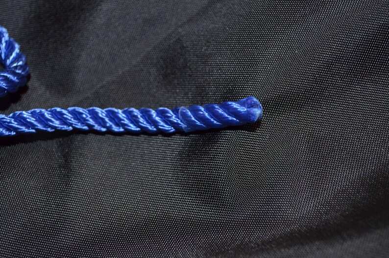30/' Hand Dyed Crimson Nylon Rope