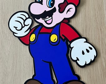 Super Mario Standee, 12-15 Inch, Mario Party Decor
