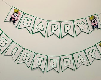 Goofy Birthday Banner, Dog Banner