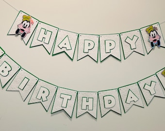 Goofy Birthday Banner, Banner Dog