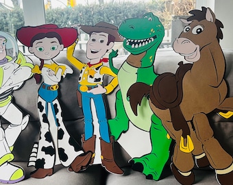 Toy Story-temafestutklipp, 24-tums karaktärsdekorationer