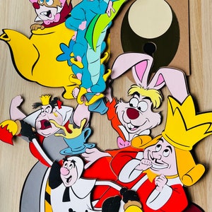 15 inches Alice in Wonderland Characters Backdrop