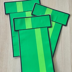 12-15 Inches Green Pipe Die Cut, Green Warp Mario Decor, Mario Bros Photo Props, Mario Wall Decor,