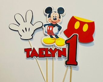 Mickey Centerpiece, Mickey Table Decoration, Minnie, Daisy, Donald, Pluto and Goofy Centerpieces