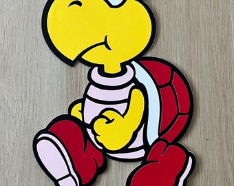 Koopa Mario Cutout, 12 inch, Mario Party Decoration