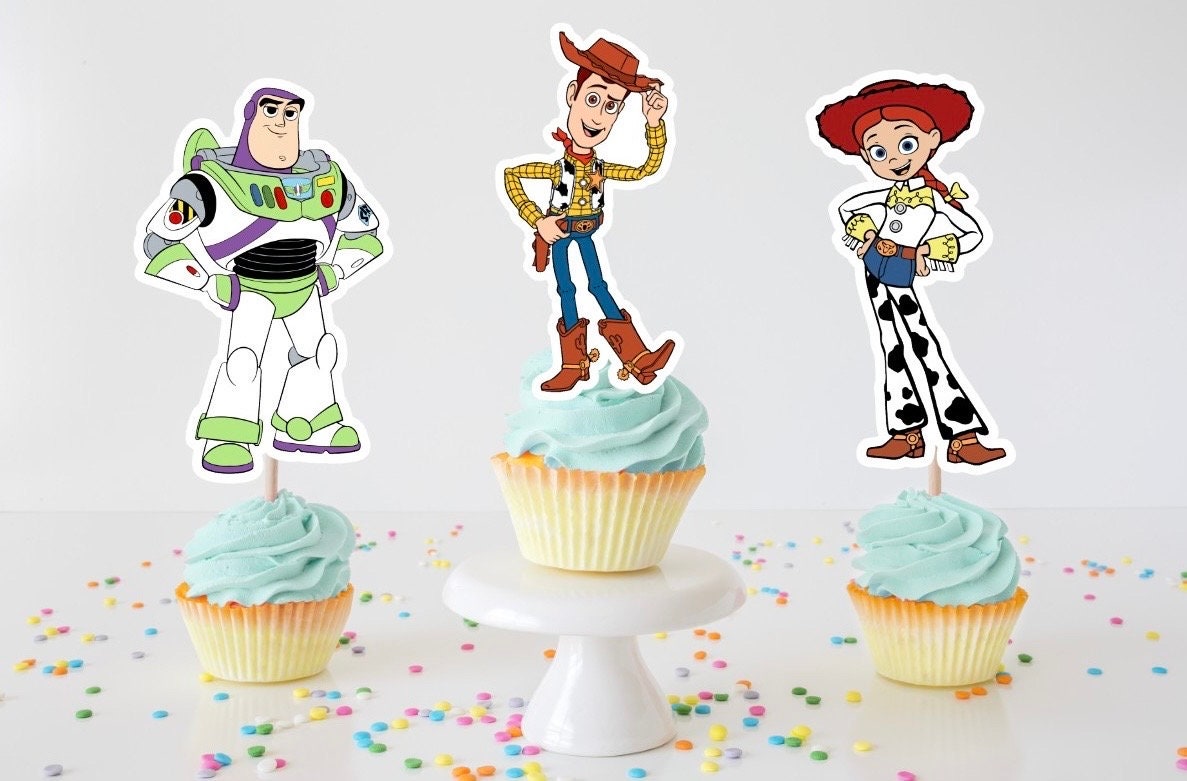 Toy Story Cupcake Toppers, Birthday Party Decorations - Etsy, image size:1187x781