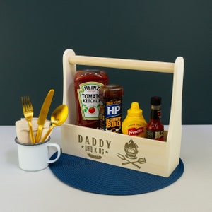 Condiment Caddy Grill Accessories Beer Caddy BBQ Gift Customized