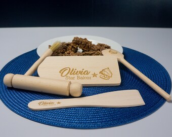 personalised childrens cooking sets