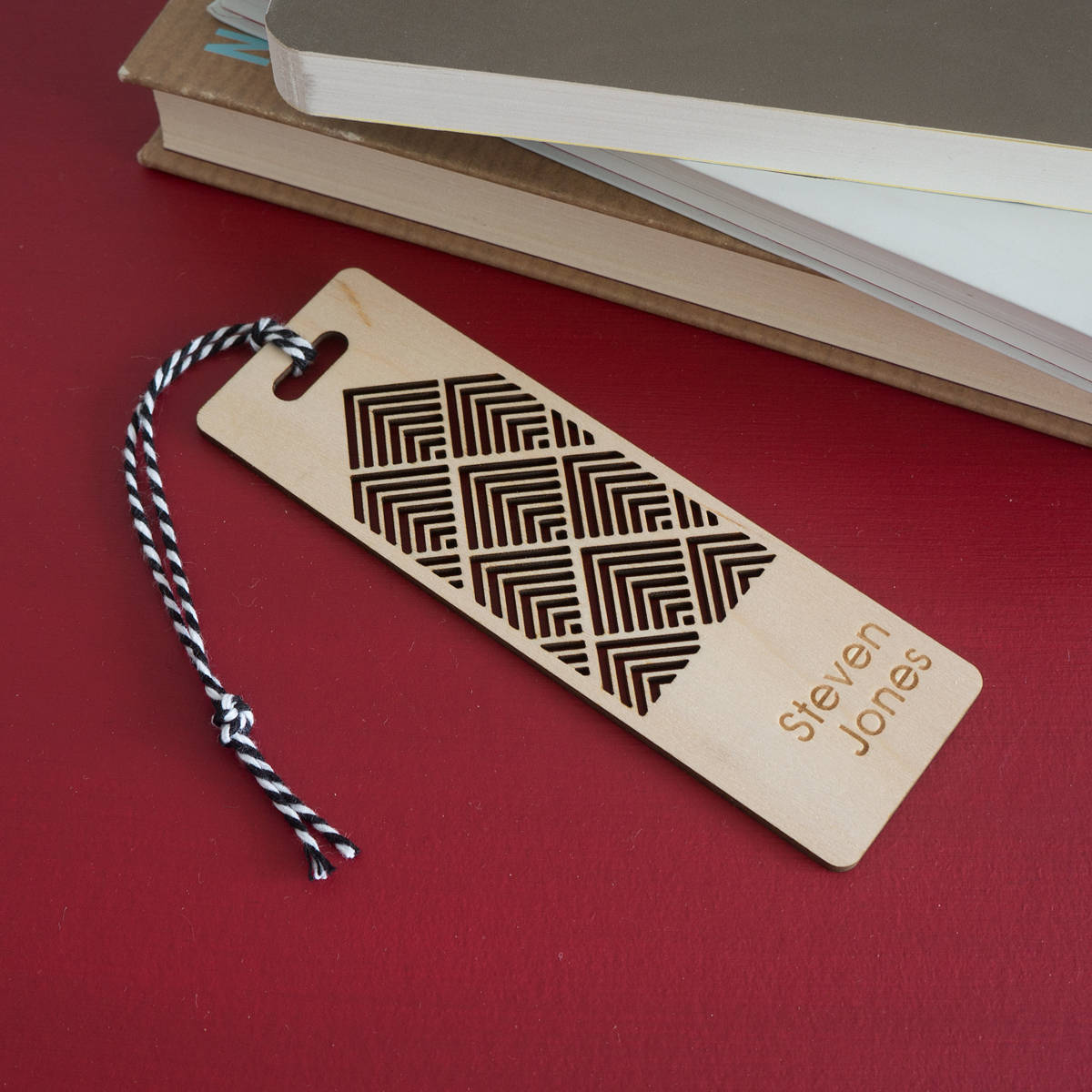 Laser Cut Personalised Bookmark. Engraved Wooden Bookmark Cut Etsy UK