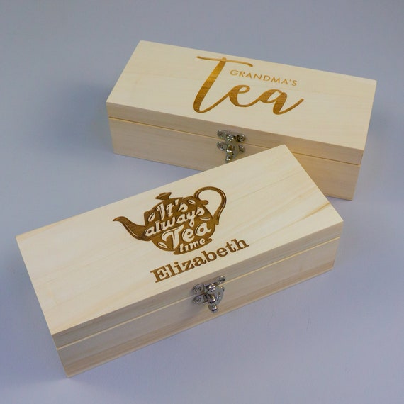 Tea box engraved Tea box engraved