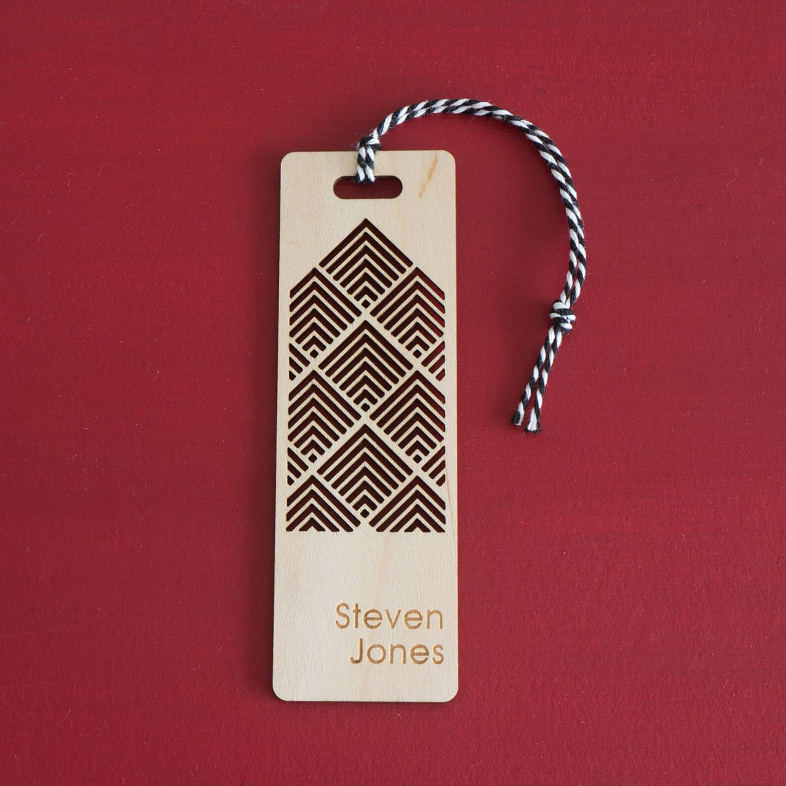 Laser Cut Personalised Bookmark. Engraved Wooden Bookmark Cut Etsy UK
