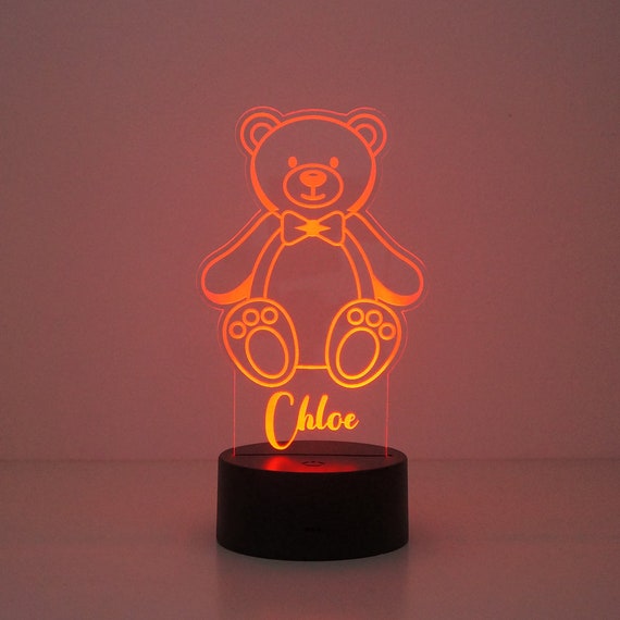 led light teddy bear