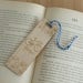 Personalised bookmark. Engraved wooden bookmark with bicycle cycling design L193 Book lover gift Christmas present 