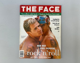 The Face Magazine Red Hot Chili Peppers Soundgarden & Seattle grunge Faith No More L7. Vintage 90s lifestyle fashion music mag