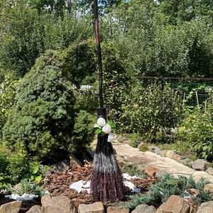 Broom, Witch&#39;s Broom, Wiccan Wedding Jumping Broom, Wedding Decor, Wiccan Broom