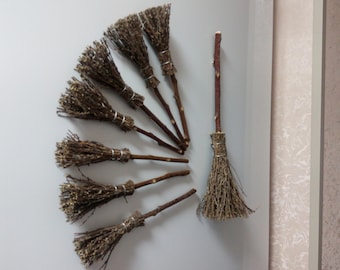 Mini 8.2 or 12&quot; Broom, magnet witch broom, broom on the fridge