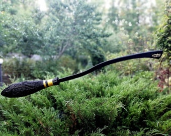 Cosplay besom, Black Wizard broom, adult size