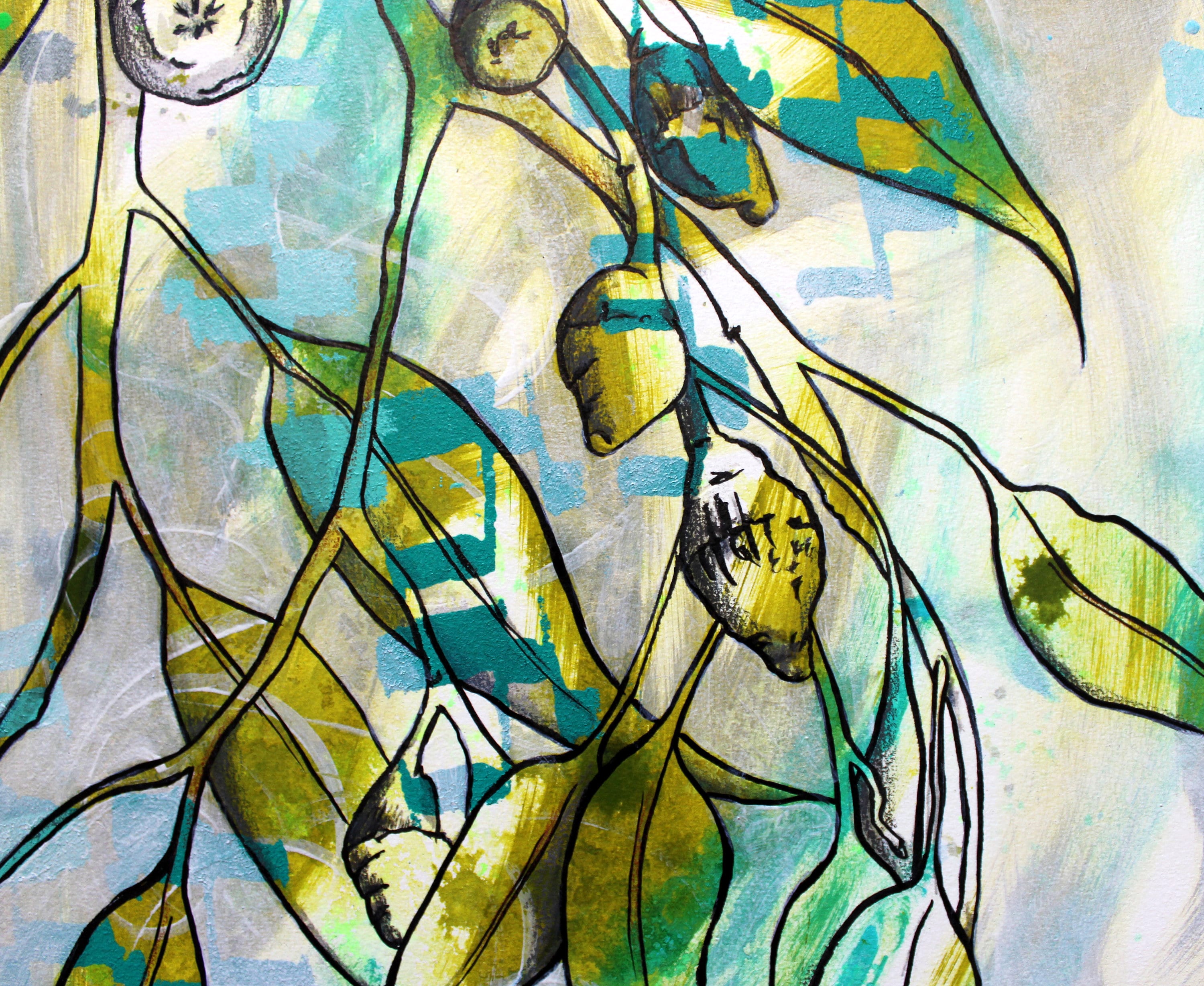 Gum Leaves Original Art Australian Eucalyptus Leaves Etsy Australia — free download